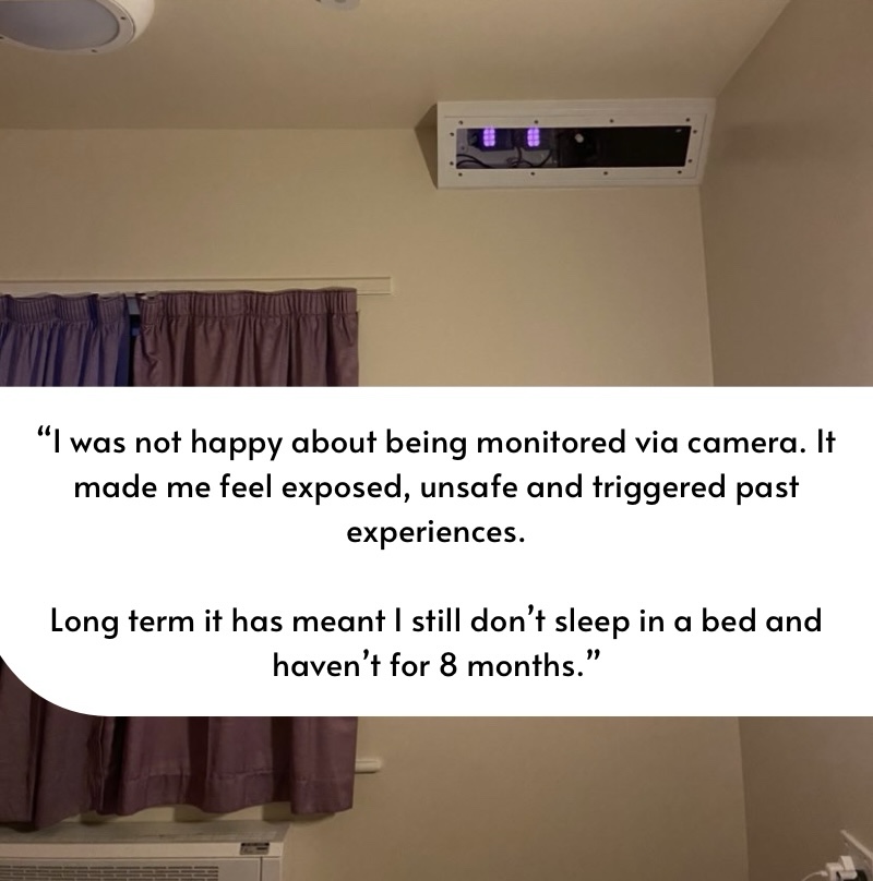 “I still don’t sleep in a bed and haven’t for 8 months”